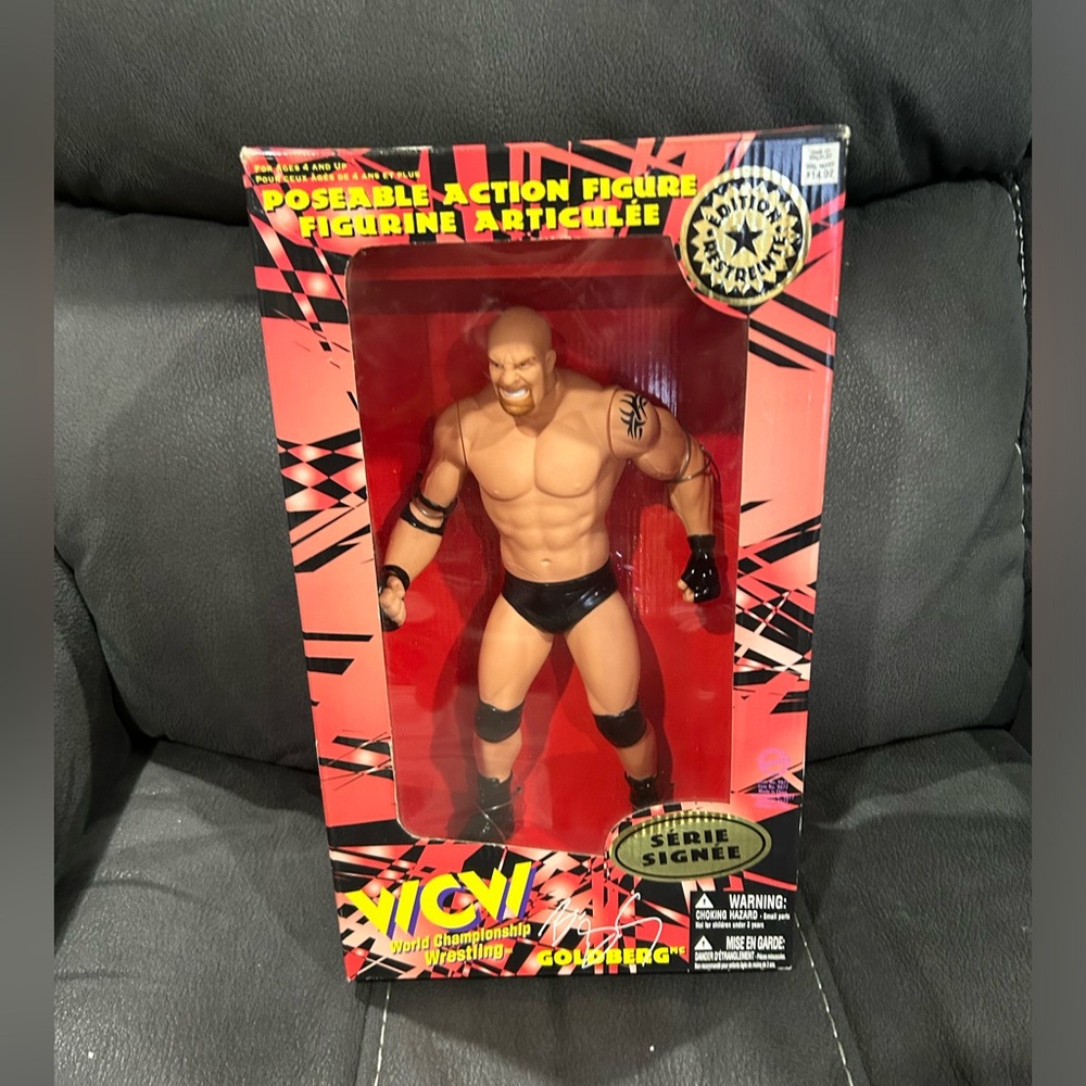 Goldberg WCW 12” figure - Signature series MOC! By Figures toy company